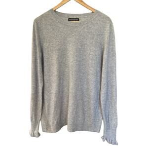 Banana Republic Womens Crewneck Sweater by Filpucci Fine Italian Yarn L Preppy